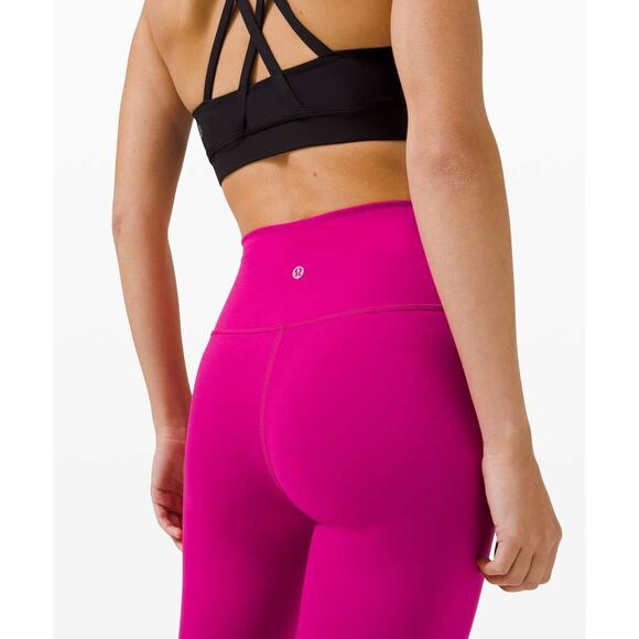 Lululemon Wunder Train High-Rise Tight 25" Ripened Raspberry Pink Women's Size 4 - Picture 12 of 16